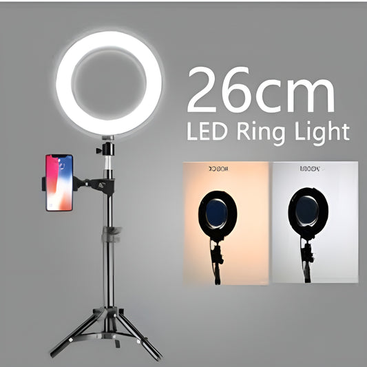 Ring Light 26cm (10 Inch) – Wireless Portable Fill Light with 3 Color Modes