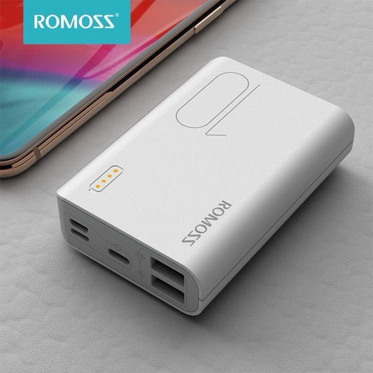 Portable 10000mAh Fast Charging Power Bank – Dual Input, Quick Recharge, Compact Design