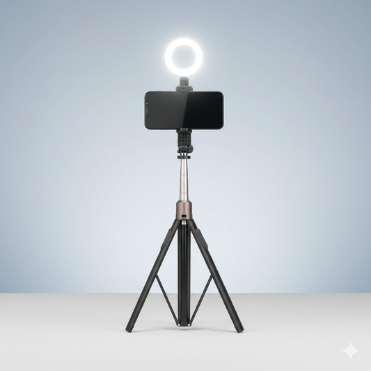 Portable Tripod Stand for Mobile & Camera – Lightweight & Adjustable