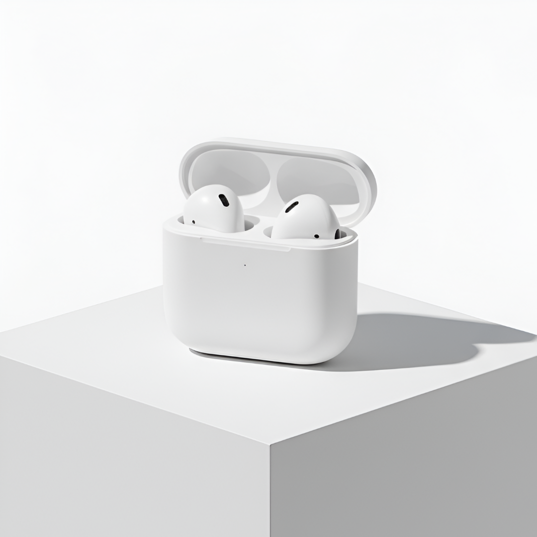 Compact, stylish, and powerful earbuds with sleek charging cases for everyday use.
