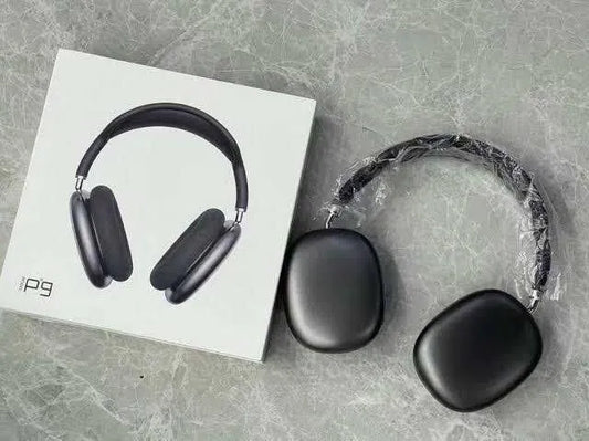 Black Headphone P9 – Stylish Wireless Headset with Premium Sound & Comfort