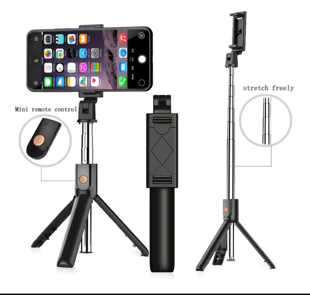 Bluetooth Selfie Stick with Wireless Remote – Foldable & Portable