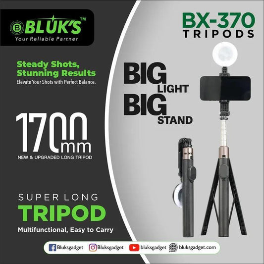 Portable Tripod Stand for Mobile & Camera – Lightweight & Adjustable