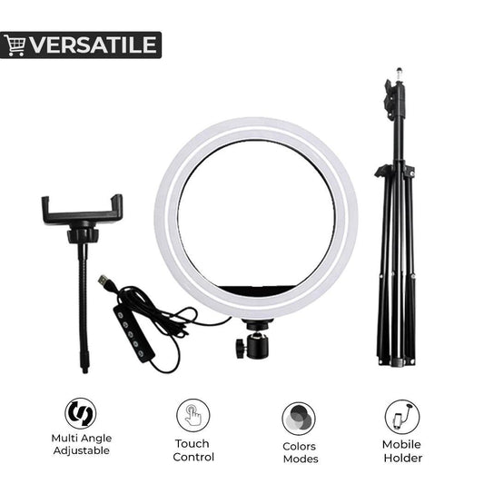 36cm LED Ring Light – Multicolor Lighting for Photography & Video