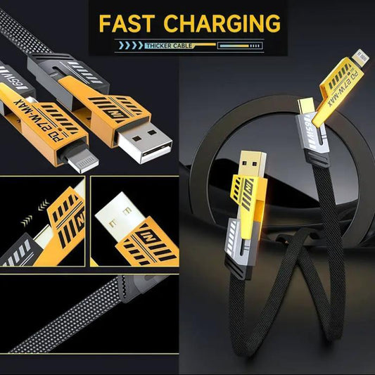 Durable Multicolor Charging Cable – Copper Core, Fast & Reliable