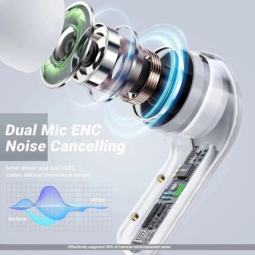 Wireless Noise-Cancelling Earbuds – Model 31 | Smart Touch & Long Battery Life