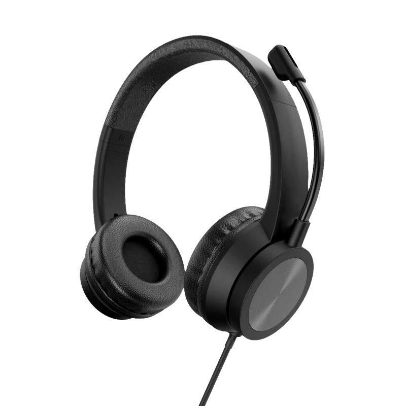 Q5 USB Wired Headphone with Microphone – On-Ear Headset for PC, Laptop & Office Meetings