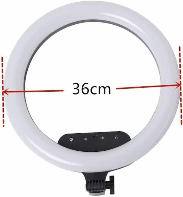 36cm LED Ring Light – Multicolor Lighting for Photography & Video